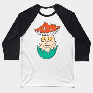 Amanita muscaria Baseball T-Shirt